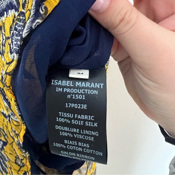 Isabel Marant Etoile Balkan Floral Silk Dress - Picture 11 of 11